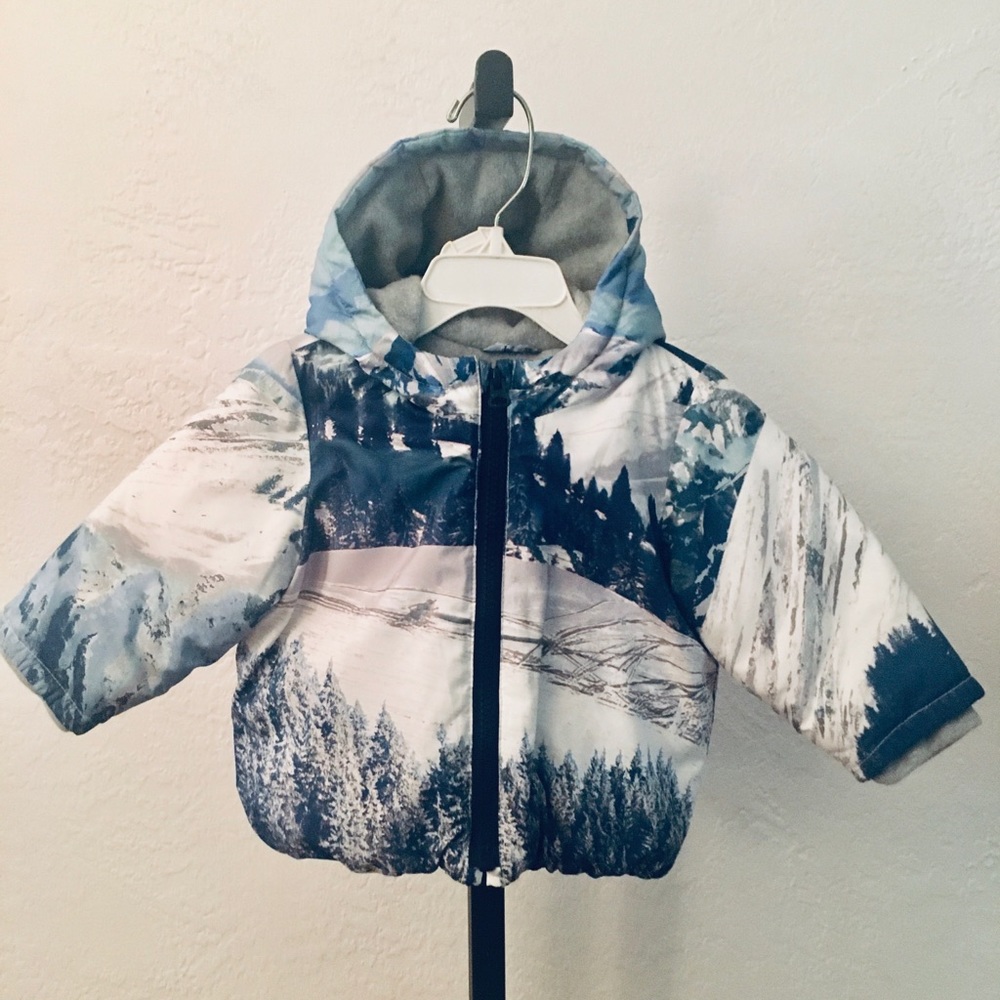 SOLD!!BABY GAP WINTER ZIP HOOD JACKET COAT 12M BOY GIRL